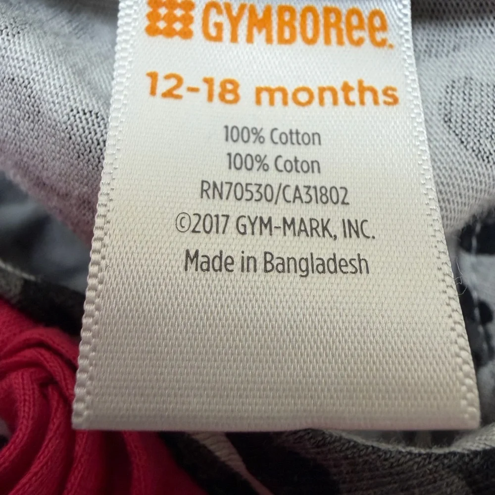 Gymboree Baby Girls Animal Print Dress Size 12-18 Months